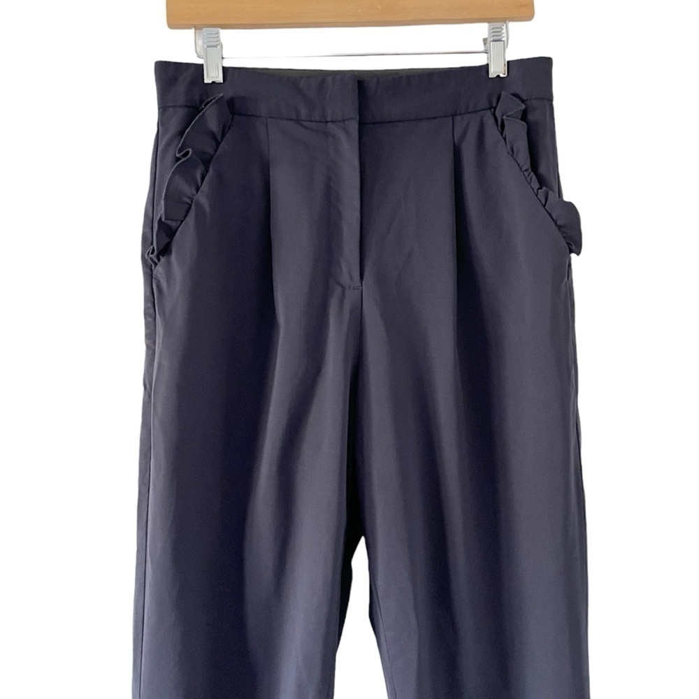 Rebecca Taylor Spring Suiting Ruffle Pants - Picture 9 of 16